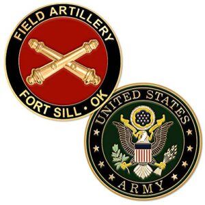 u.s. army field artillery, fort sill, ok challenge coin