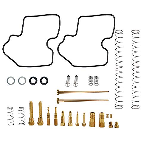 Autoparts Pack of 2 Carburetor Rebuild Kit Replacement for Kawasaki KFX700 2004-2009 ATV