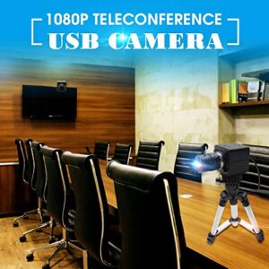 1080P USB Camera with Zoom 5-50mm Webcam Variable Focus PC Camera High Speed Mini UVC USB2.0 USB with Camera for Computer Industrial Video Close-up Camera Zoomable 100fps 60fps Web Camera