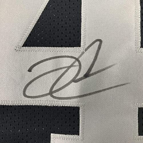 Autographed/Signed Derek Carr Oakland Black Football Jersey JSA COA