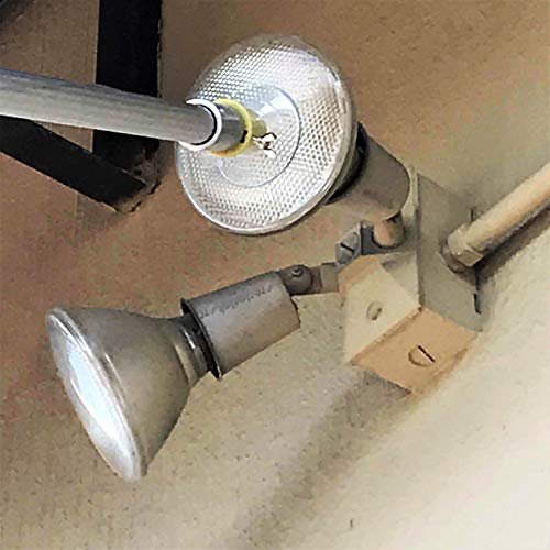 DOCAZOO DocaPole Light Bulb Changer for High Ceilings and Recessed Lights; Compatible with DocaPole Telescoping Extension Pole (Pole Not Included), Suction Cup Style