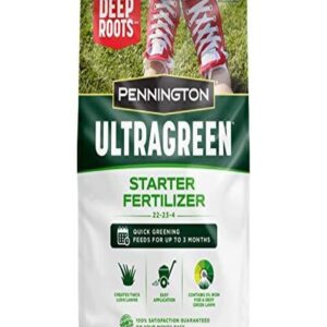 Pennington UltraGreen Starter Lawn Fertilizer, 14 LBS, Covers 5000 sq ft