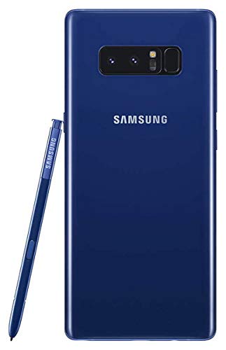 Samsung Galaxy Note 8 N950U 64GB Unlocked GSM 4G LTE Android Smartphone w/Dual 12 MegaPixel Camera (Renewed) (Deep Sea Blue)