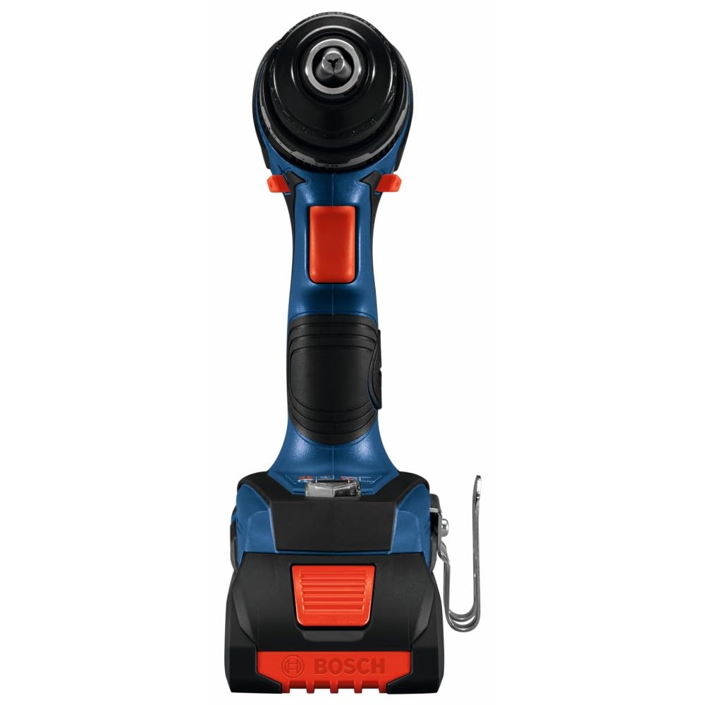 BOSCH GSB18V-535CB25 18V EC Brushless Connected-Ready 1/2 In. Hammer Drill/Driver Kit with (2) CORE18V® 4 Ah Advanced Power Batteries