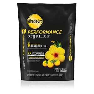 miracle-gro performance organics all purpose container mix 6 qt. (only available in ca)
