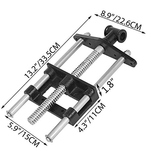 Mophorn Wood Vise 9 Inch Woodworking Vise, Heavy-Duty Steel and Cast Iron Workbench Vise, Easy-to-operate Front Vise, Durable Woodworking Bench Vise for Home, Woodworking Studios, Teaching Equipment