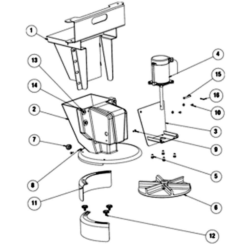 Buyers 3031475 Replacement Adjustable Chute Swing for SaltDogg PRO Series Spreaders