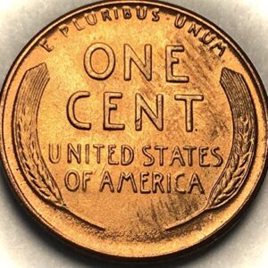 1944 D Lincoln Wheat Cent Red Penny Seller Mint State