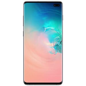 samsung galaxy s10 factory unlocked android cell phone | us version | 128gb of storage | fingerprint id and facial recognition | long-lasting battery |   prism white