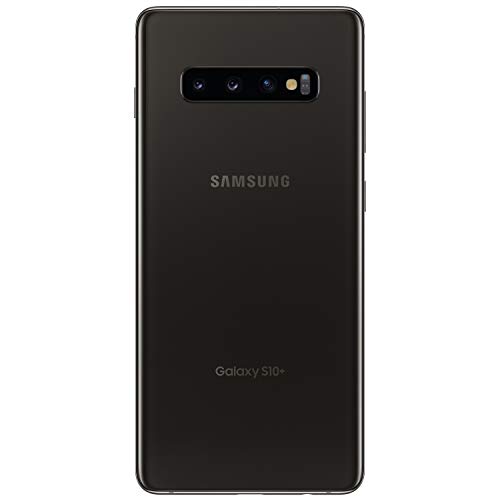 Samsung Galaxy S10+ Factory Unlocked Android Cell Phone | US Version | 1TB of Storage | Fingerprint ID and Facial Recognition | Long-Lasting Battery | Ceramic Black