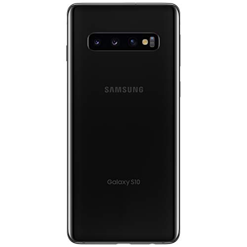 Samsung Galaxy S10 Factory Unlocked Android Cell Phone | US Version | 128GB of Storage | Fingerprint ID and Facial Recognition | Long-Lasting Battery | Prism Black (SM-G973U1ZKAX)