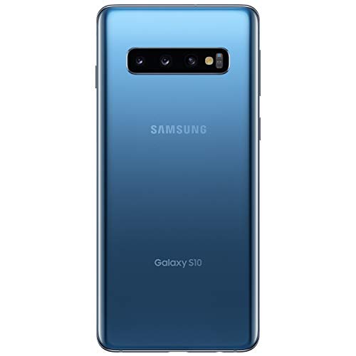 Samsung Galaxy S10 Factory Unlocked Android Cell Phone | US Version | 512GB of Storage | Fingerprint ID and Facial Recognition | Long-Lasting Battery | U.S. Warranty | Prism Blue