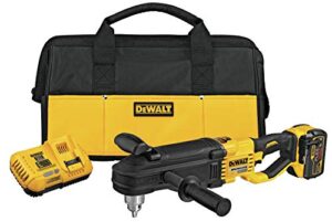 dewalt 60v max* right angle drill with e-clutch system kit, in-line stud/joist (dcd470x1)