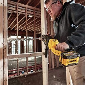 DEWALT 60V MAX* Right Angle Drill with E-Clutch System Kit, In-Line Stud/Joist (DCD470X1)