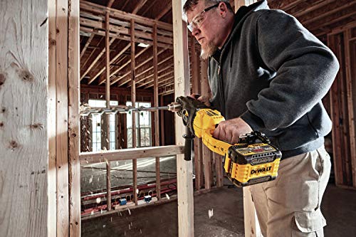 DEWALT 60V MAX* Right Angle Drill with E-Clutch System Kit, In-Line Stud/Joist (DCD470X1)