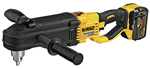 DEWALT 60V MAX* Right Angle Drill with E-Clutch System Kit, In-Line Stud/Joist (DCD470X1)