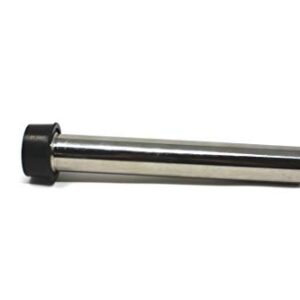 Regency Stainless Steel Metal Bar Sink Overflow Pipe: 10" Inches High for 1-1/2" Drain Hole