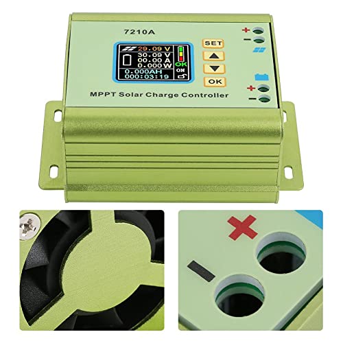 7210A Solar Controller,MPPT Solar Panel Charge Controller for Lithium Battery