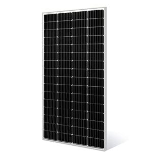 SUNGOLDPOWER Solar Panel 200W 24V Monocrystalline Solar Panel 200 Watt Solar Module Grade A Solar Cell, Black, SG200WM24