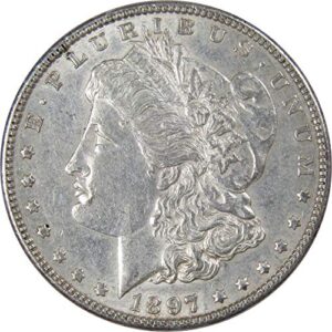 1897 morgan dollar xf ef extremely fine 90% silver $1 us coin collectible