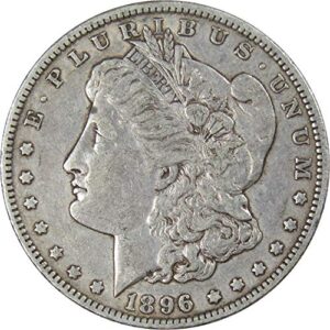 1896 o morgan dollar xf ef extremely fine 90% silver $1 us coin collectible