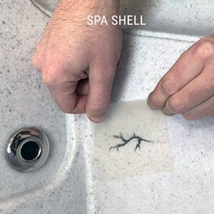 Spa Bond Hot Tub & Pool Leak Seal Patch Kit - Clear Ultra-Adhesive Waterproof Repair Fix for Vinyl, PVC, Acrylic