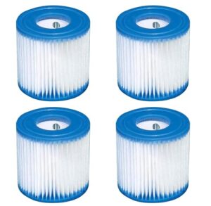 intex replacement swimming pool filter cartridge type h - 29007e (4 filters)