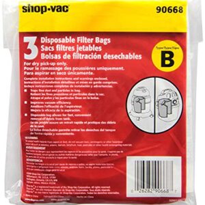 Shop-Vac 9066800 2-2.5 Gallon, 3 Bags per Pack, 9 Bags Total