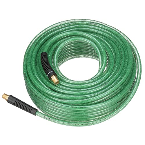 Metabo HPT Air Hose | 1/4-Inch x 100 Ft | Professional Grade Polyurethane | 300 PSI | 19413QPM, Green