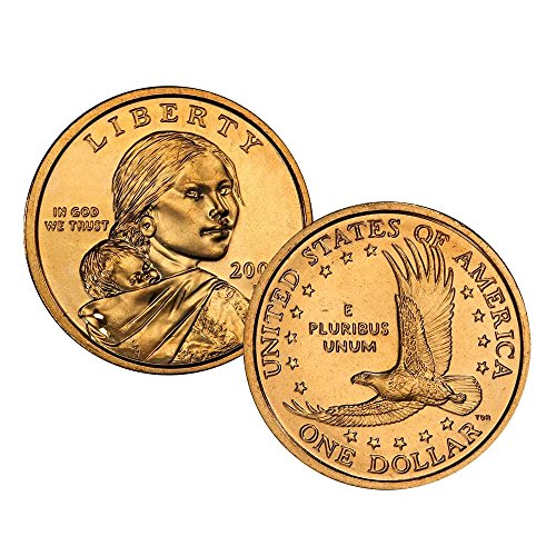 2008 P, D Native American (Sacagawea/Golden) Dollar 2 Coin Set Uncirculated