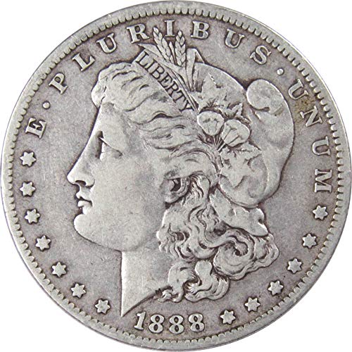 1888 O Morgan Dollar F Fine 90% Silver $1 US Coin Collectible