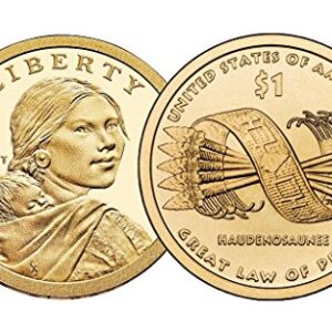 2010 P, D Native American (Sacagawea/Golden) Dollar 2 Coin Set Uncirculated