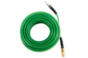 metabo hpt air hose | 1/4-inch x 100 ft | industrial fittings | professional grade polyurethane | 300 psi | 115156m