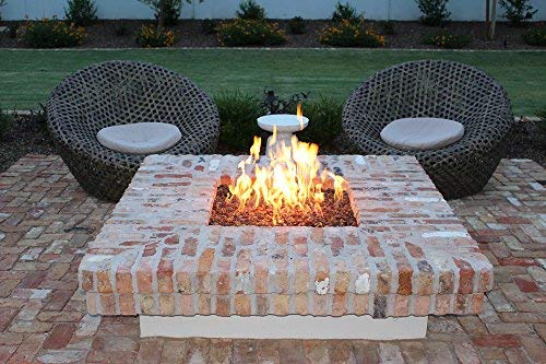 Ruby RED Premium Crushed Fire Glass Rock 10-Pound 1/2" - 3/4" inch - Tempered Glass for use in Fire Pit, Fire Place, Indoor & Outdoor Use