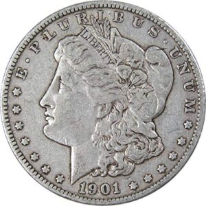 1901 o morgan dollar vf very fine 90% silver $1 us coin collectible