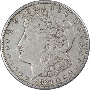 1921 s morgan dollar vf very fine 90% silver $1 us coin collectible