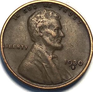 1930 s lincoln wheat cent penny seller extremely fine