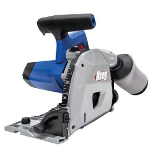 kreg acs-saw adaptive cutting system plunge saw - plunge circular saw - cuts solid wood & plywood - adjustable track saw - carpentry tools & accessories