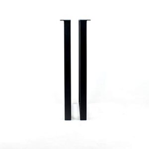 Powdercoated Tube Steel Bar Legs Set of Two-Choose Your Height and Width