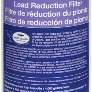 Watts Premier H2O-F46 Pure H2O Lead Reduction Water Filter Replacement, White, 1 pack