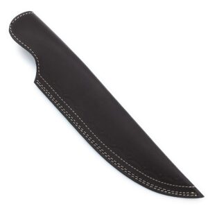 13" long custom handmade leather sheath for 8"—9" blade chef knife