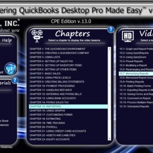 TEACHUCOMP Video Training Tutorial for Lawyers/Attorneys for QuickBooks Desktop Pro v. 2019 DVD-ROM Course and PDF Manual