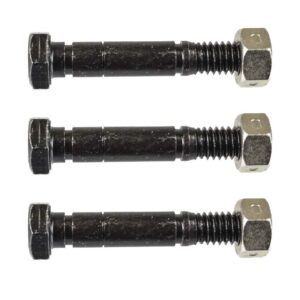 genuine oem ariens 5/16th deluxe snow blower shear bolts 3-pack 52100100