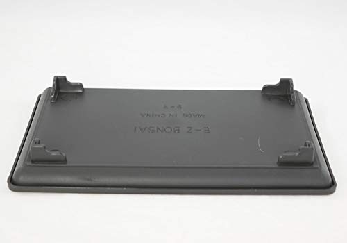 1 Rectangular Black Plastic Humidity/Drip Tray for Bonsai Tree 10.5"x 7"x 1"