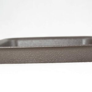 Square Plastic Humidity Tray for Bonsai Tree and Indoor Plants (Inner) 7.25"x 7.25"x 1" - Dark Brown