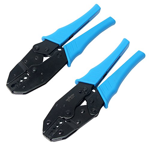 Signstek Coax RF Connector Crimping Tool for RG-58, 59, 62, 8x, 141, 142, LMR195, 200, 240