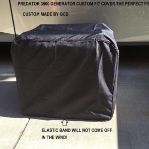 GCD Fits Predator Inverter 3500 watt Generator Cover (Black) Cover ONLY