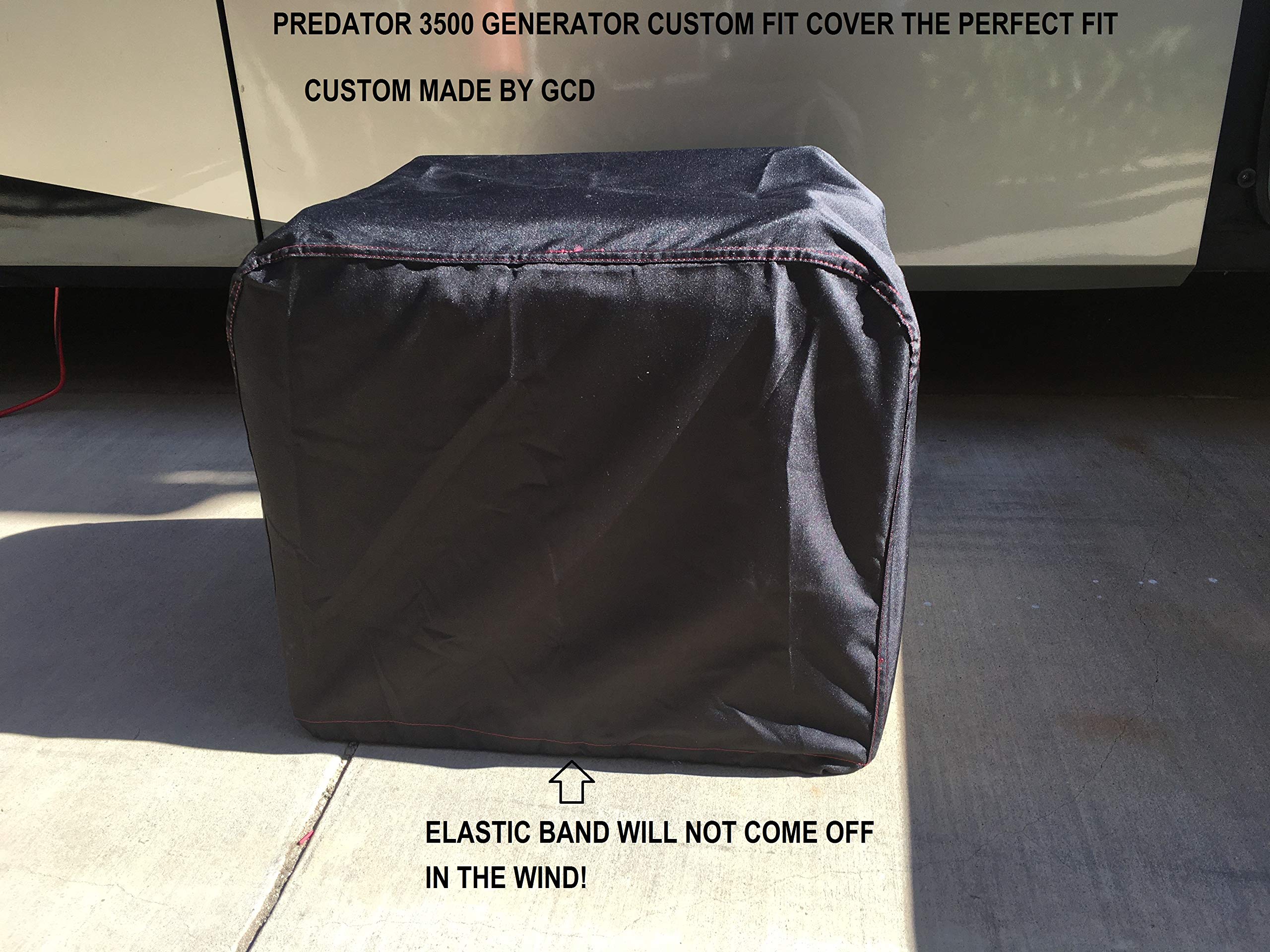 GCD Fits Predator Inverter 3500 watt Generator Cover (Black) Cover ONLY