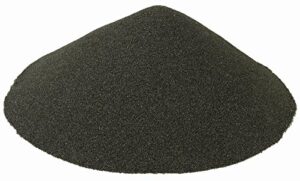 black beauty abrasive blast media extra fine abrasive 30/60 mesh size for use in sandblast cabinet - 75 lbs