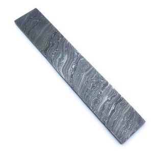 10" long custom handmade damascus steel blank billets with 2" width